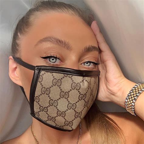 gucci print face masks